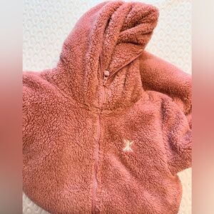 Onepiece.com Cozy pink Hooded Onesie